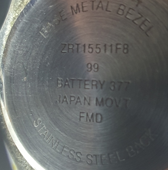 10/$20 Black/Brown Stainless Steel Men's Watch - Picture 4 of 4